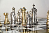 Шахматы "Классические", золотистый с серебром - Фото 3
