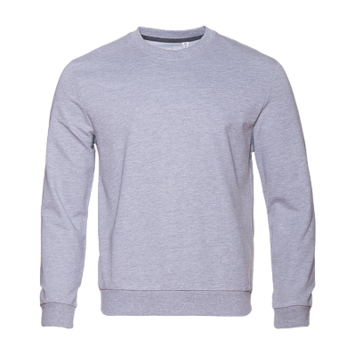 Свитшот унисекс STAN футер без начёса, 260, 63 (Серый меланж)