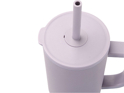 Герметичная термокружка Brady с силиконовой трубочкой, переработанная сталь, 900 мл