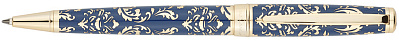 Ручка шариковая Pierre Cardin RENAISSANCE. Цвет - синий и золотистый. Упаковка В-2. (Синий)
