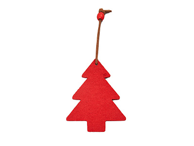 Войлочное рождественское украшение ABEND, елочка (Красный)