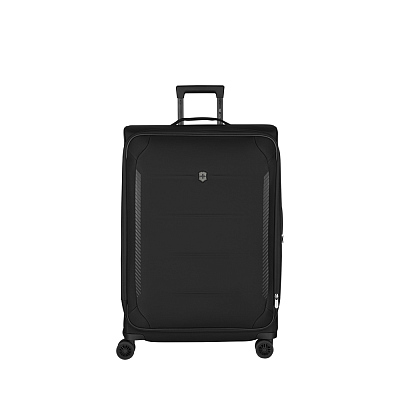 Чемодан VICTORINOX Crosslight, чёрный, RPET полиэстер, 50x32x76 см, 106 л