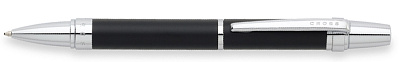 Шариковая ручка Cross Nile. Цвет - черный матовый. (Черный)