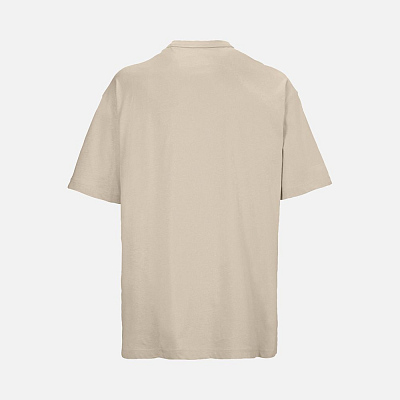 Футболка оверсайз мужская Boxy Men, бежевая (льняная)