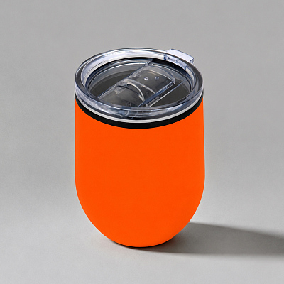 Термокружка Pot (Оранжевый глянцевый)