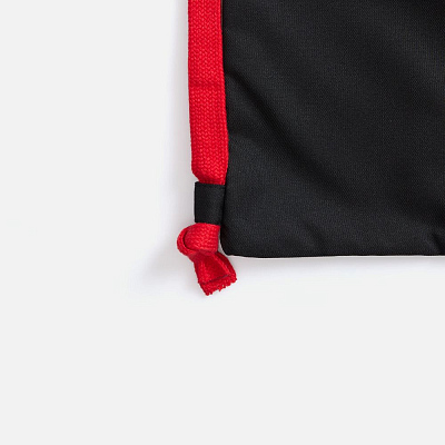 Рюкзак B3, черный с красными лямками