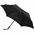Зонт складной TS220 с безопасным механизмом, черный - Фото 1