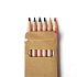Набор цветных карандашей мини TINY,6 цветов - Фото 2