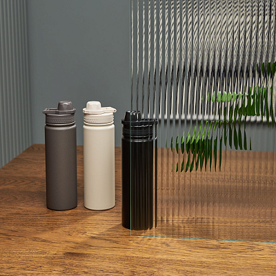 Термобутылка вакуумная герметичная Savona, серая