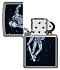 Зажигалка ZIPPO Skateboarding Astronaut с покрытием Flat Grey, латунь/сталь, серая, 38x13x57 мм - Фото 4