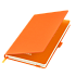 Ежедневник Альфа (Alpha) недатированный, оранжевый/оранжевый - Фото 2