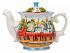 Подарочный набор Кремлевский: кукла на чайник, чайник заварной с росписью, чай травяной - Фото 4