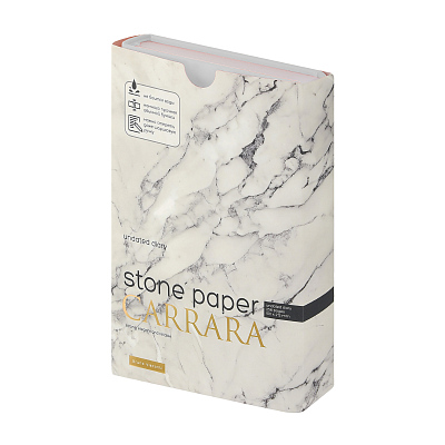 Ежедневник с каменной бумагой недатированный А5 Carrara