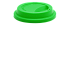 Крышка силиконовая для кружки Magic, зеленый - Фото 1