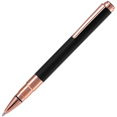 Ручка шариковая Kugel Rosegold, черная (Черный)