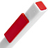 Ручка шариковая Swiper SQ, белая с красным - Фото 4