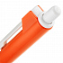 Ручка шариковая Hint Special, белая с оранжевым - Фото 4