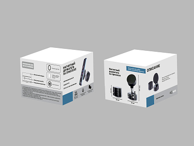 Магнитный держатель "Clix", черный