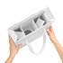 Подарочная коробка-пакет универсальная большая, белая, 295х115х372 мм (с ложементом) - Фото 4