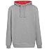Двусторонняя толстовка Revers, серая с красным - Фото 2