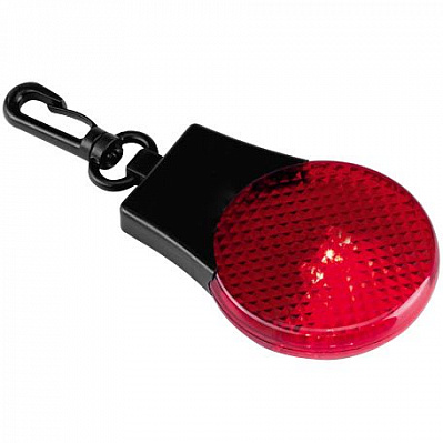 Светоотражатель с подсветкой Watch Out  (Красный)