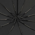 Зонт складной Fiber Magic Major с кейсом, черный - Фото 6