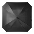 Зонт-трость с квадратным куполом Mistral, черный - Фото 3