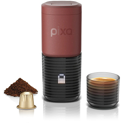 Электрическая мини-кофемашина WACACO Pixapresso  (Бордовый)