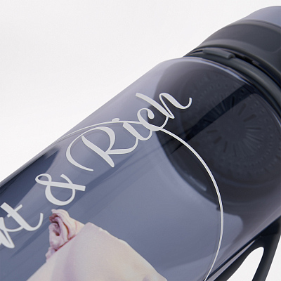 Бутылка для воды Комо, серая