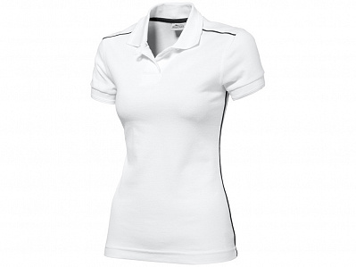 Рубашка поло Backhand женская (Белый/темно-синий)