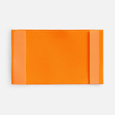 Лейбл тканевый Epsilon, M, оранжевый неон