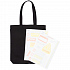 Холщовая сумка с термонаклейками Cautions, черная - Фото 7