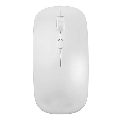 Мышь беспроводная OPTIC, белая, пластик
