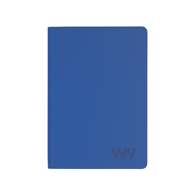 Ежедневник недатированный "Болонья", гибкая обложка с тиснением, покрытие soft touch, формат А5, синий