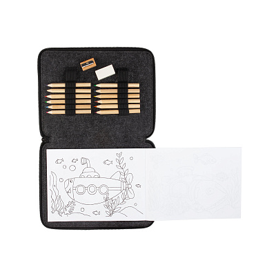 Набор для рисования "Эскиз"   (Черный с серым)