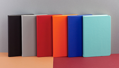 Ежедневник недатированный "Милан", А5, покрытие soft touch, оранжевый