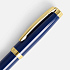 Ручка шариковая Letra Gold, глянцевая, темно-синяя - Фото 3