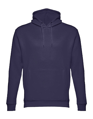Толстовка мужская с капюшоном PHOENIX, т-синий, 2XL, 50% хлопок, 50% полиэстер, плотность 320 г/м2 (Темно-синий)