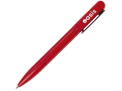 Ручка шариковая металлическая Illuminata со светящимся логотипом (Красный)