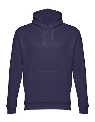 Толстовка мужская с капюшоном PHOENIX, т-синий, 2XL, 50% хлопок, 50% полиэстер, плотность 320 г/м2 (Тёмно-синий)