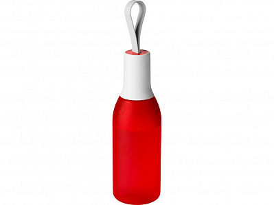 Бутылка Flow (Красный матовый/белый)