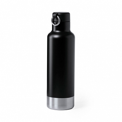 Бутылка для воды PERNAL, 750 мл,  нержавеющая сталь (Черный)