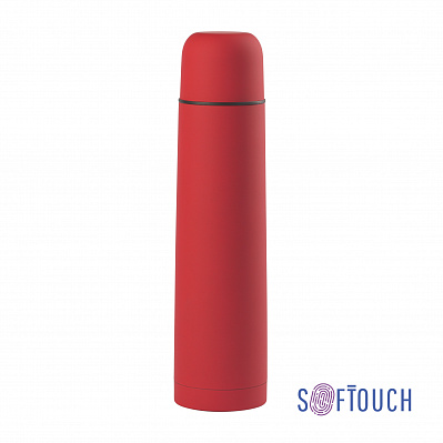 Термос "Родос" 1000 мл, покрытие soft touch  (Красный)