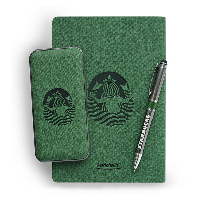 Внешний аккумулятор Твид PB (Tweed PB) 10000 mAh, зеленый