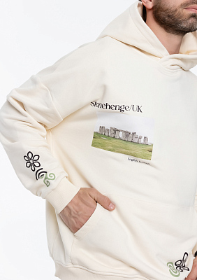 Худи унисекс STAN оверсайз футер без начёса 350, 66