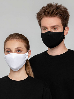 Маска для лица, черная