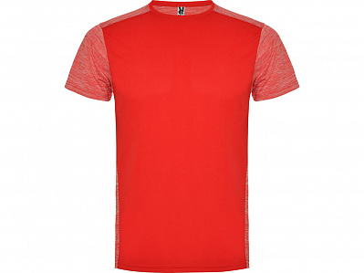 Спортивная футболка Zolder детская (Красный/меланжевый красный)