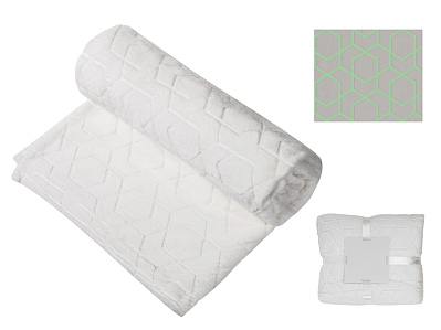 Светящийся в темноте плед Lattice (Белый) Светящийся в темноте плед Lattice (Белый)