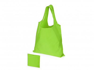 Складная сумка Reviver из переработанного пластика (Зеленое яблоко)