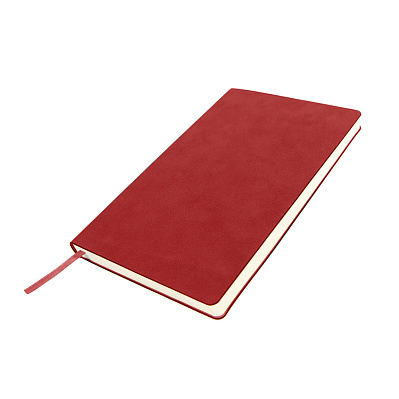 Бизнес-блокнот ALFI, A5 , мягкая обложка, в линейку (Красный)